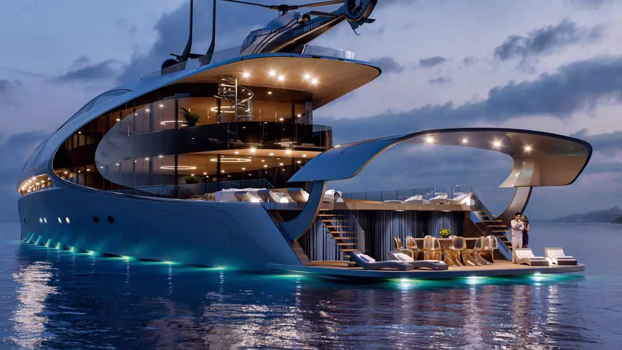 Superyacht de luxe