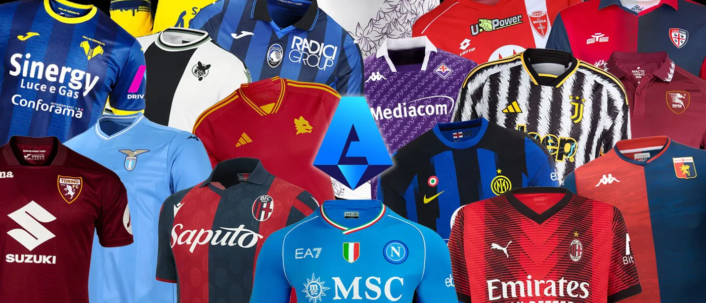 Magliette Serie A stagione 23/24