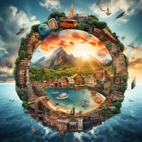 Memories of tourist attractions around the world