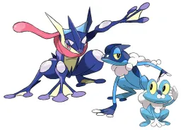 Froakie-Frogadier-Greninja