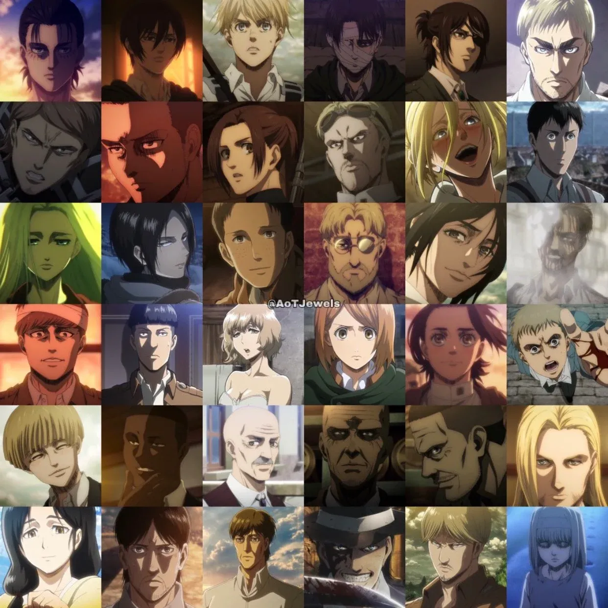 BEST AOT CHARACTERS