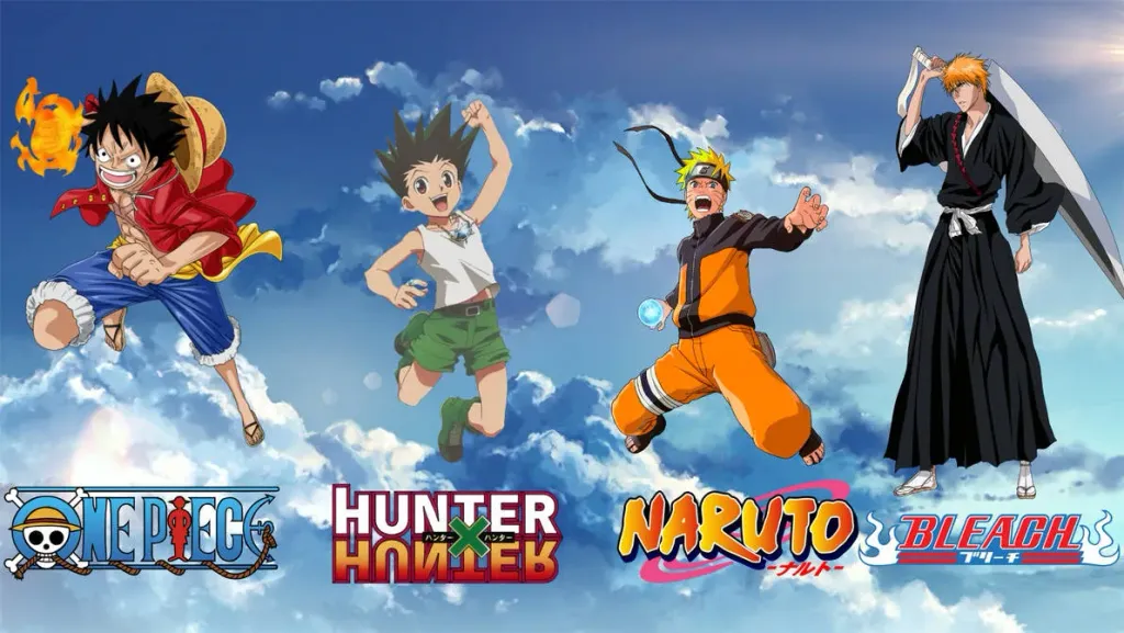 ONE PİECE - NARUTO - BLEACH - HUNTER X HUNTER BEST CHARACTERS