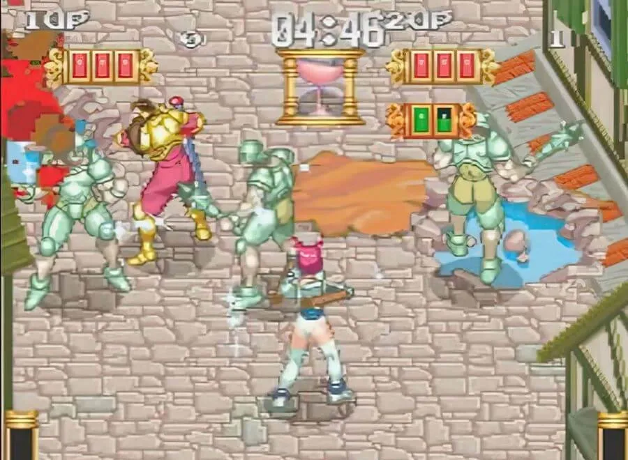 VIDEOGAME PIACCHIADURO A SCORRIMENTO ARCADE ANNI 80 E 90