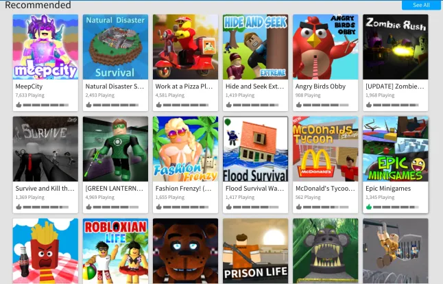 Best Roblox Games Of All Time