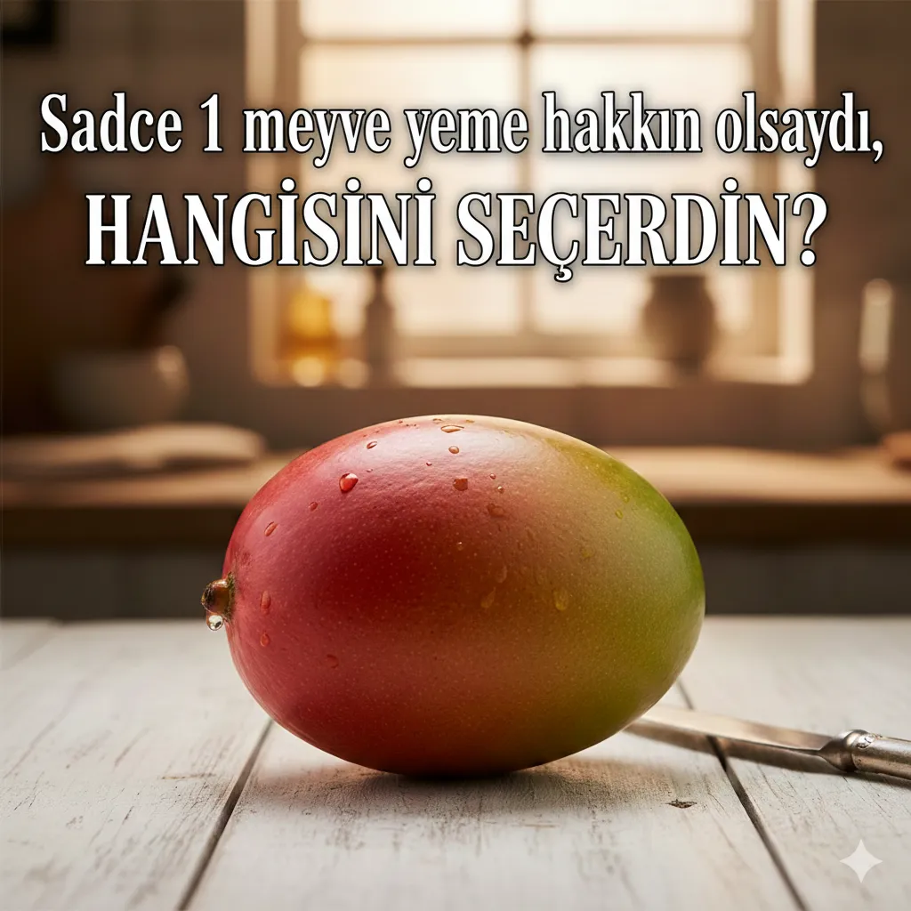 Sadece 1 meyve yeme hakkın olsaydı, hangisini seçerdin?