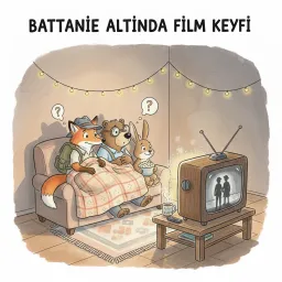 Battaniye altında film keyfi