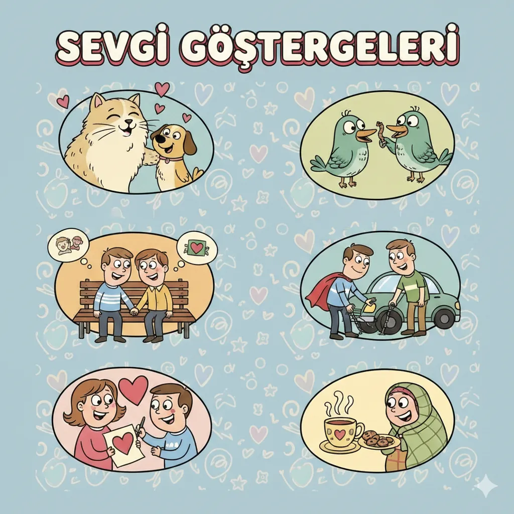 En iyi sevgi göstergeleri (kör sıralama testidir)