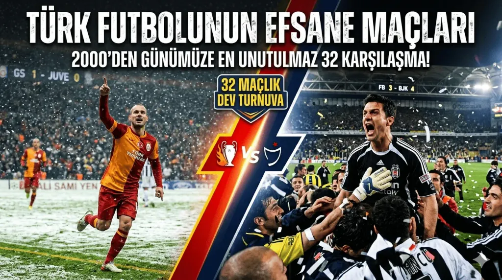 Türk futbolunun en heyecanlı maçları 2000 lerden sonra