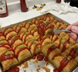 Ketçaplı baklava