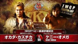 KAZUCHIKA OKADA VS KENNY OMEGA : NJPW WRESTLE KINGDOM 11
