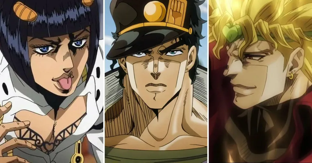 JoJo's Bizarre Adventures Characters (ANIME ONLY)