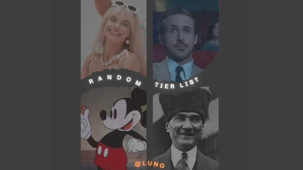 Arrange 60 people randomly (Fictional/Real people)