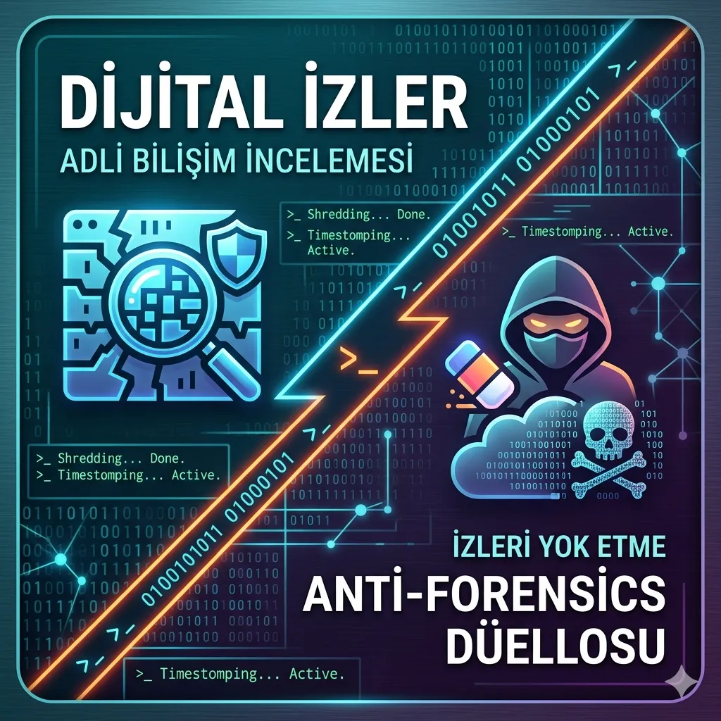 Dijital İzler: Anti-Forensics Düellosu