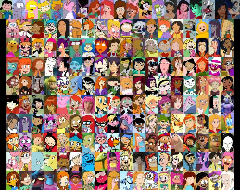 Female cartoon characters