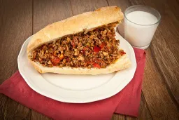 Kokoreç + ayran 