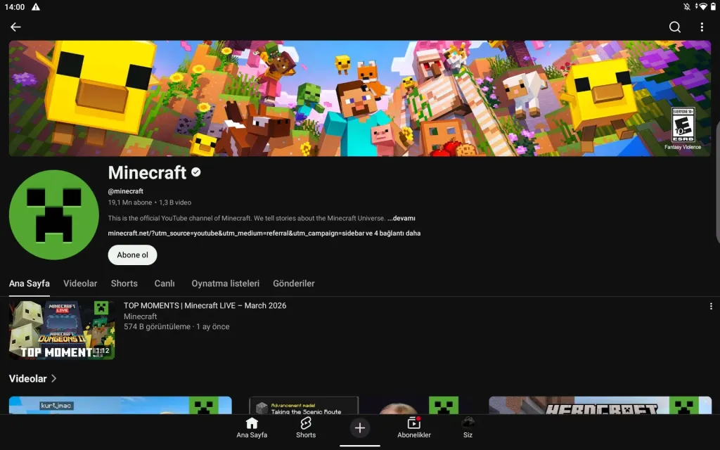 En iyi türk Minecraft içerik üreticisi