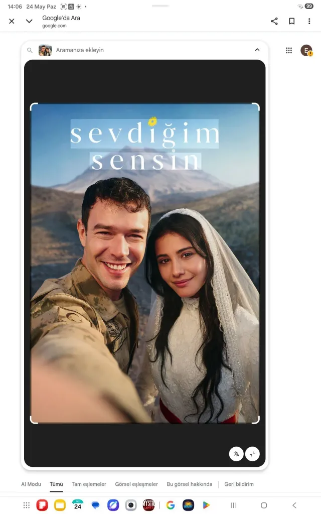 Sevdiğim sensin karakterleri