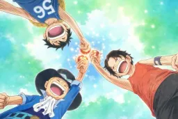 Ace , sabo ve lufy