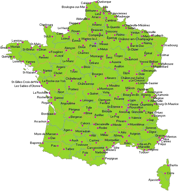 les meilleurs villes de france