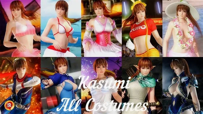 Ogni costume di Kasumi - Dead or Alive