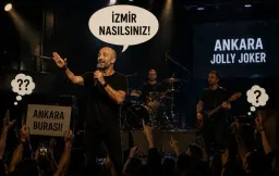 Konser sırasında yanlış şehri söylemek
