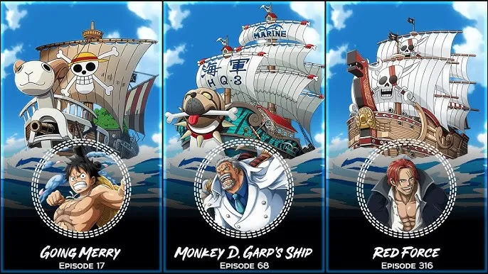 Tutte le navi di One Piece