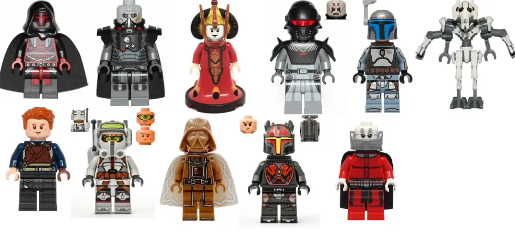 En iyi Lego Star Wars Figürü (150+ MİNİFİGÜR)