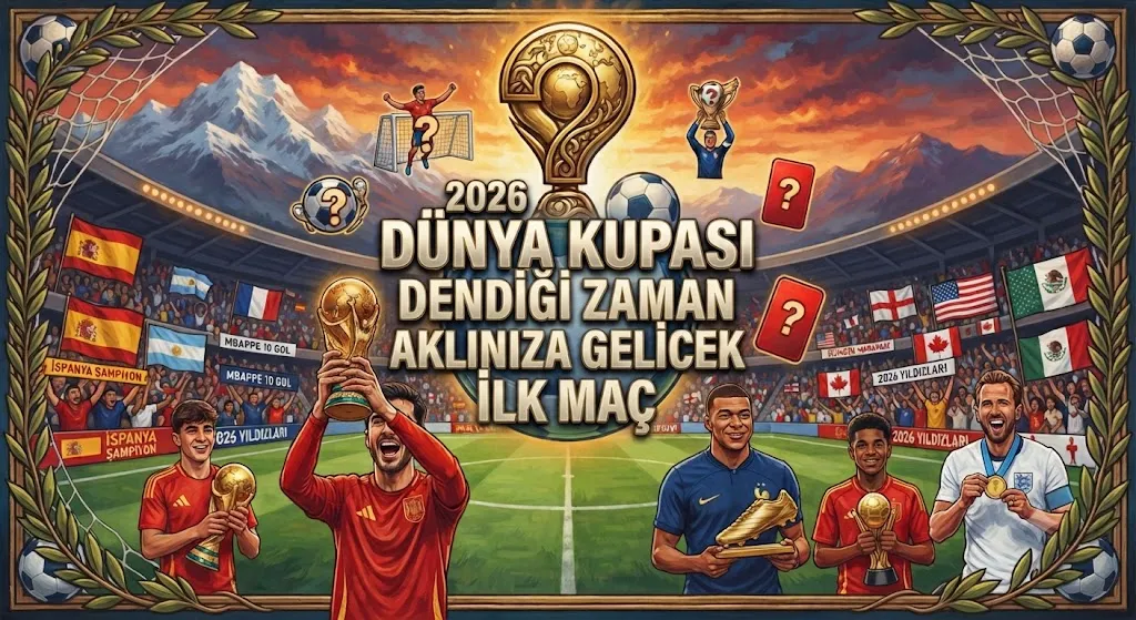 2026 Dünya Kupası Dendiği Zaman Aklınıza Gelicek İlk Maç?