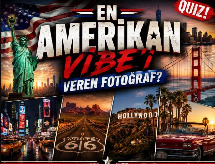 En Amerika(n) Vibe'ı Veren Fotoğraf?