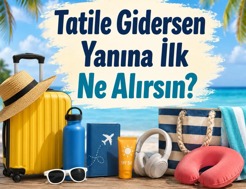 Yarın Tatile Çıkacak Olsan Çantana İlk Ne Katarsın