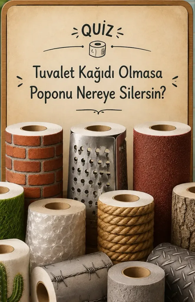Tuvalet Kağıdı Olmazsa Poponu Nereye Silersin?