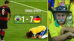 Brezilya 1-7 Almanya-2014 Dünya Kupası