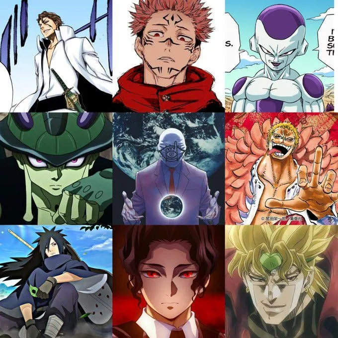 Best anime villains