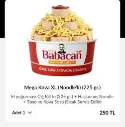 Babacan Noodle Çiğköfte