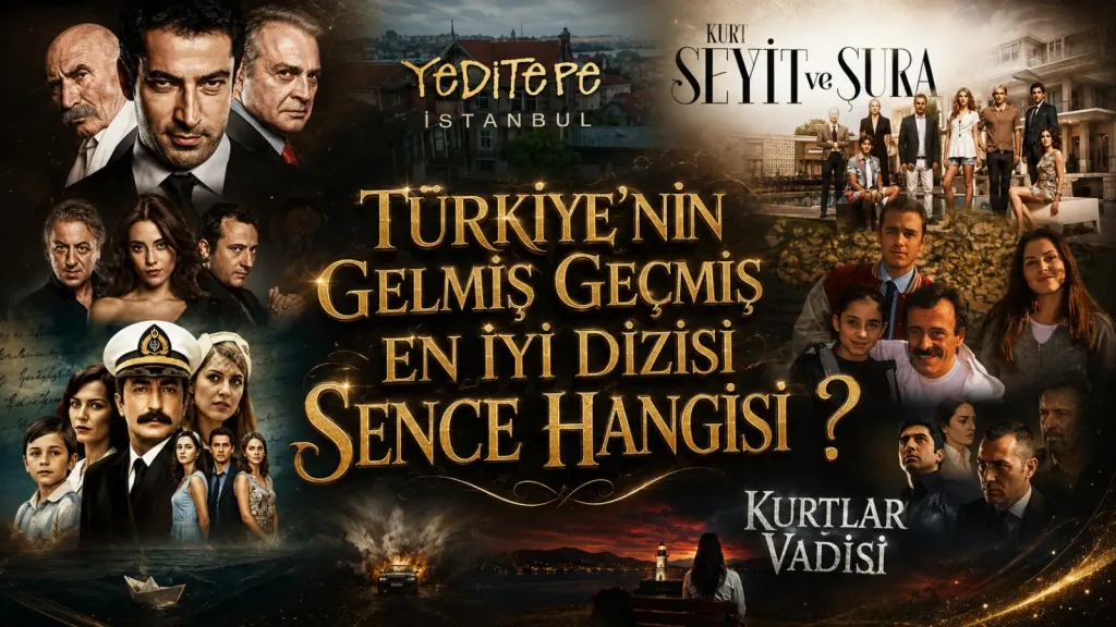 TÜRKİYE’NİN GELMİŞ GEÇMİŞ EN İYİ DİZİSİ SENCE HANGİSİ?