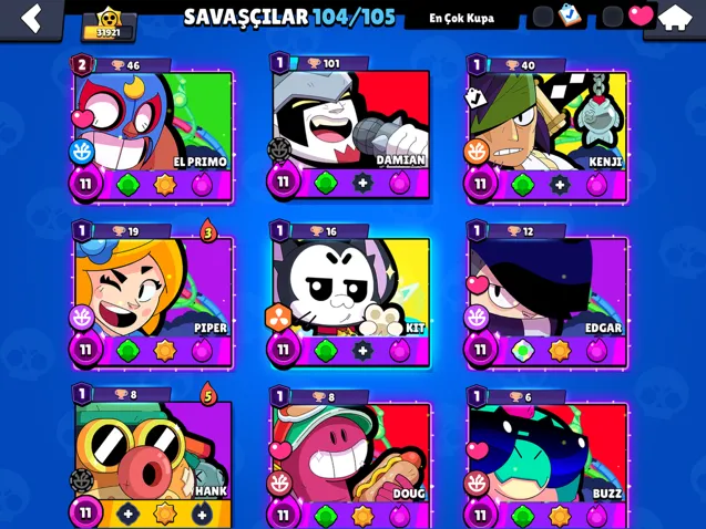En İyi Brawl Stars Karakterleri