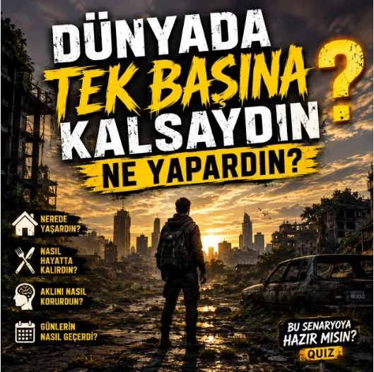 Dünyada Tek Başına Kalan Bir İnsan Olsan İlk Ne Yapardın?