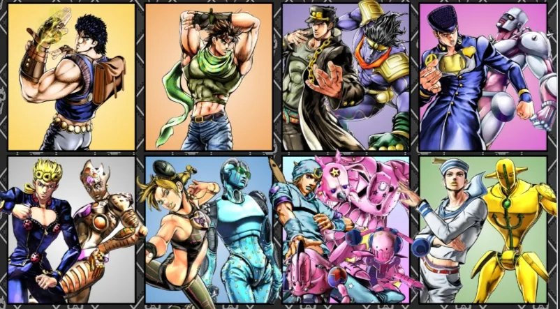 Stand di protagonisti Jojo