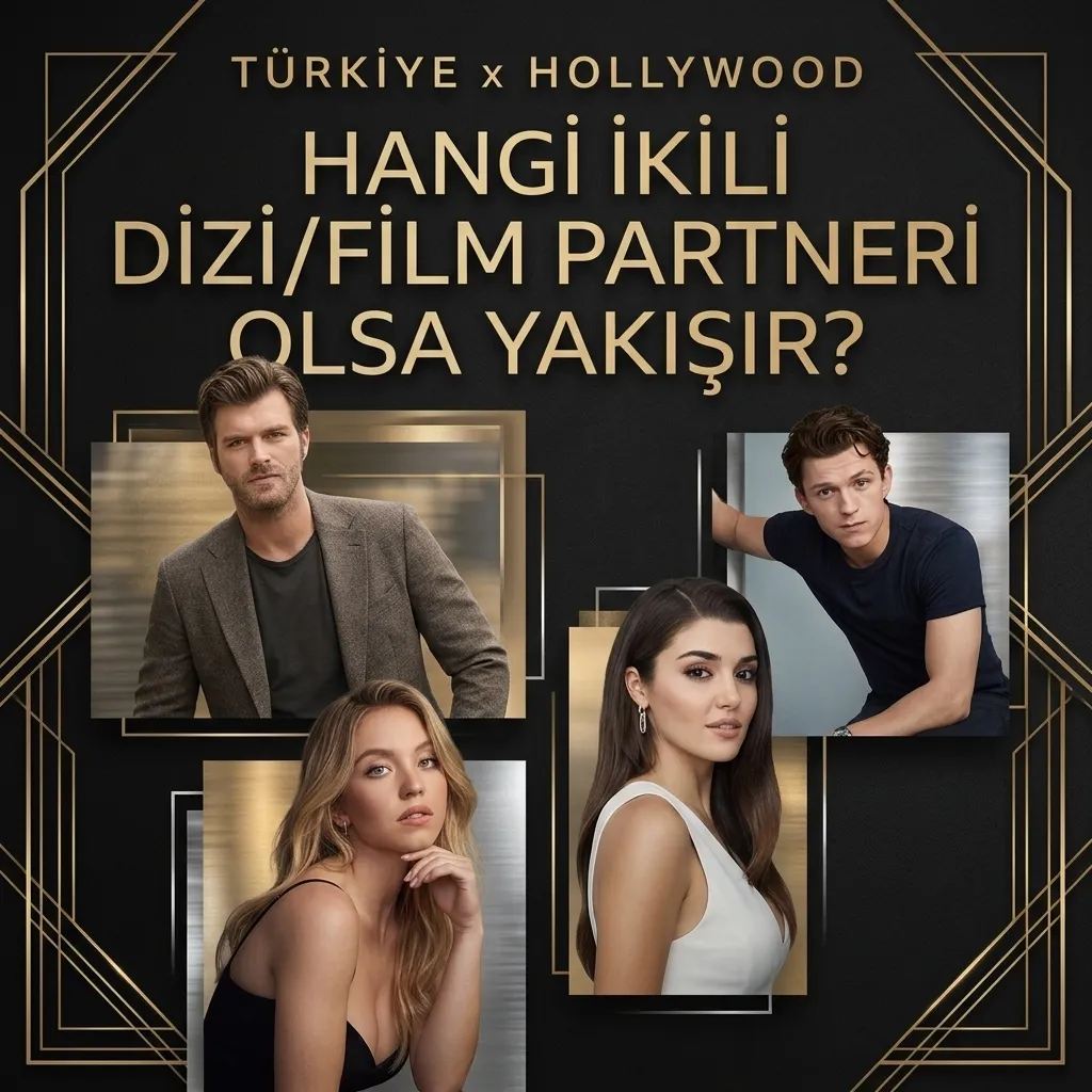 Türkiye x Hollywood: Hangi ikili dizi/film partneri olsa yakışır?