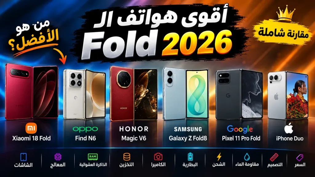 ملك الـFold في 2026؟ مقارنة العمالقة! 👑