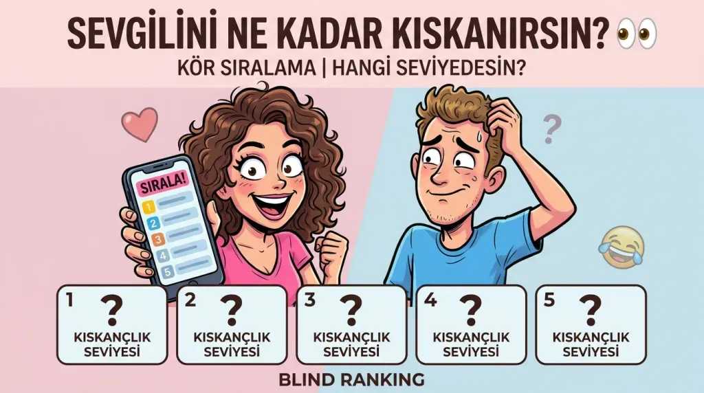 Sevgilini Ne Kadar Kıskanırsın? 👀 | Kör Sıralama