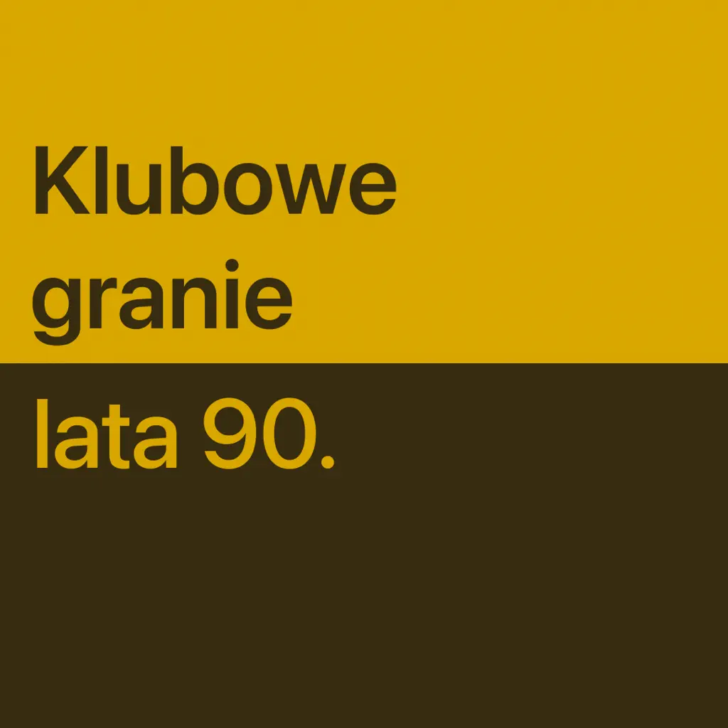 Klubowe hity lat 90. — niezbędnik