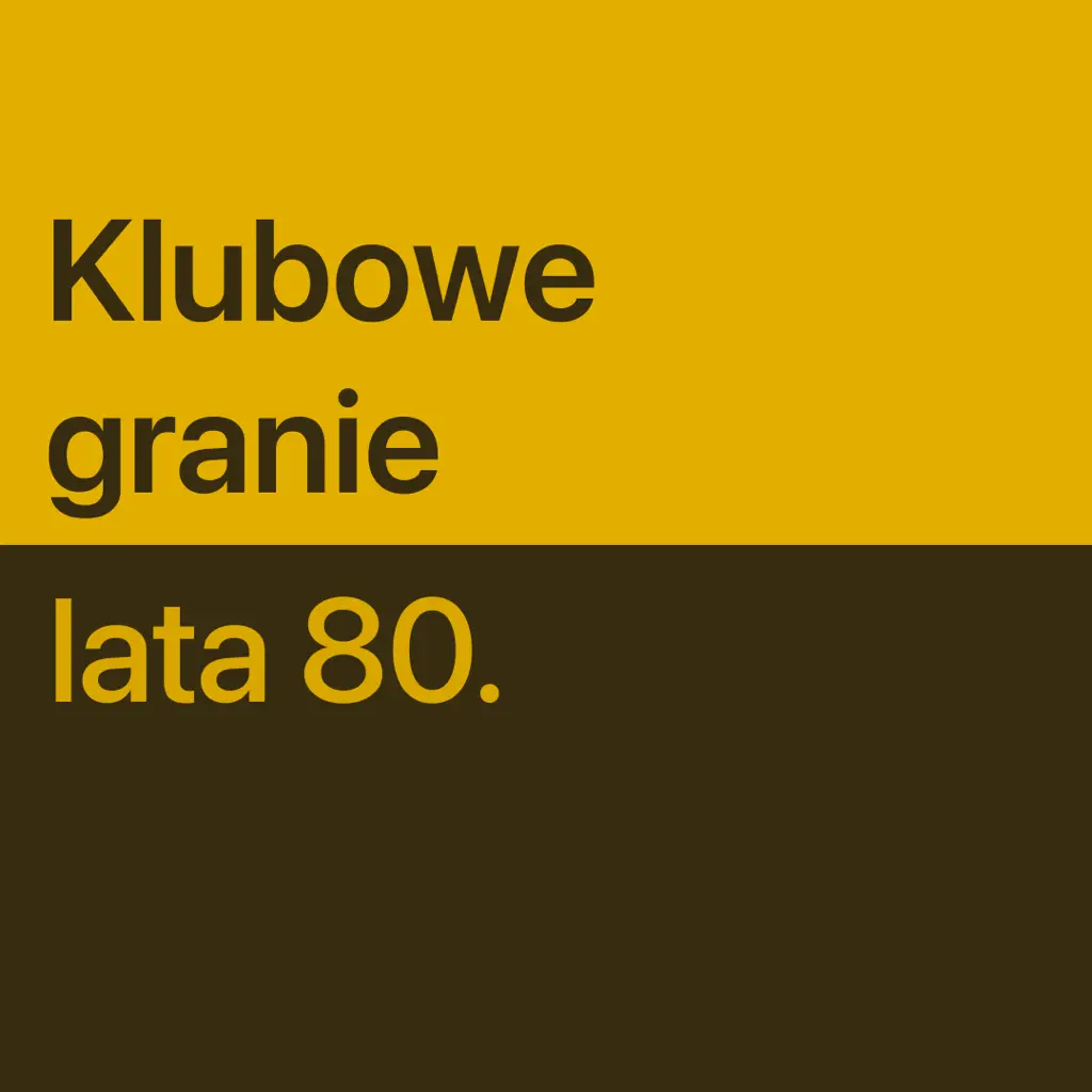 Klubowe hity z lat 80. — niezbędnik