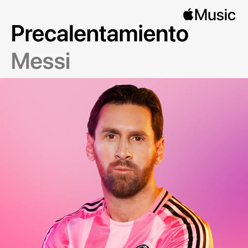 Messi: precalentamiento