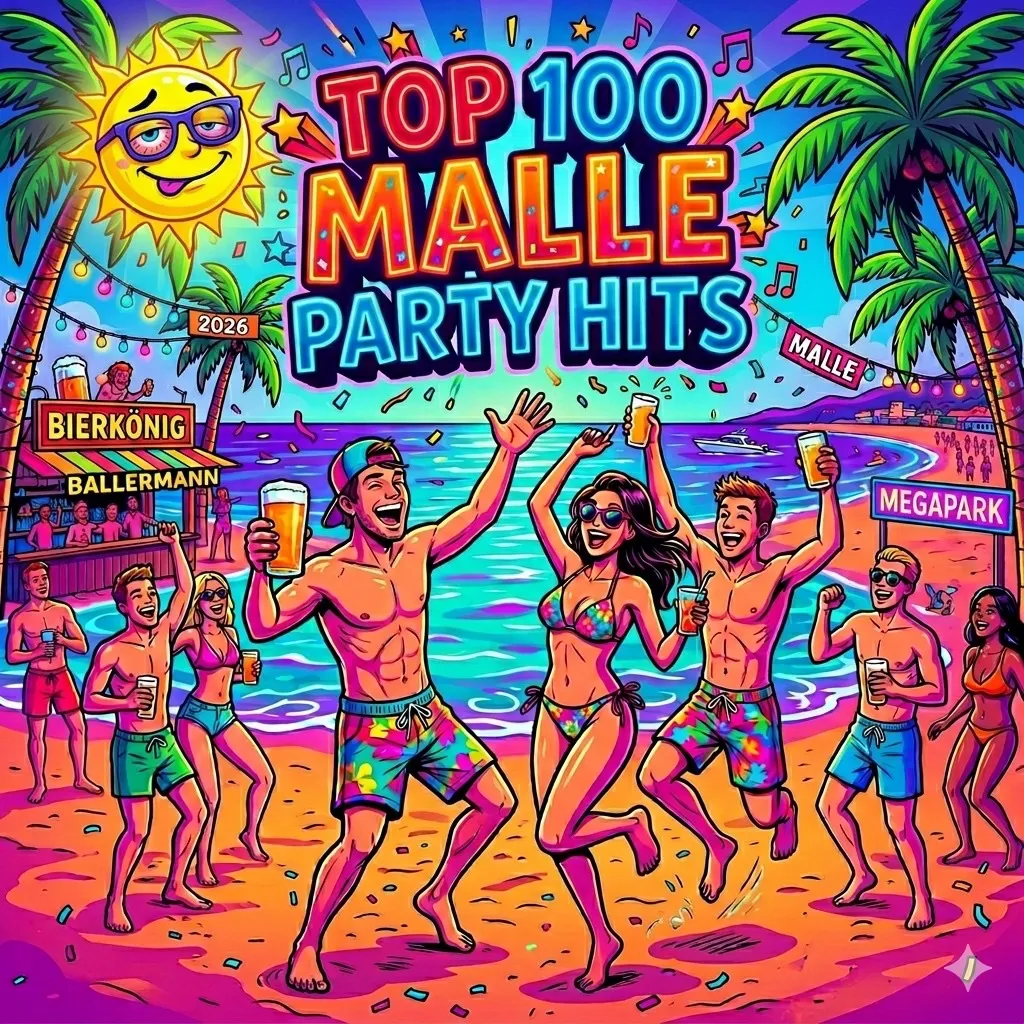 Top 100 · Malle Party Hits 2026 ☀️ Ballermann 🍻 Playa 🌴 Bierkönig 🍺 Megapark
