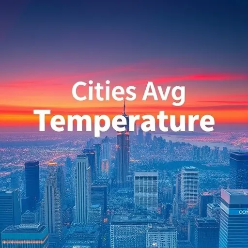 Nhiệt độ trung bình của các thành phố