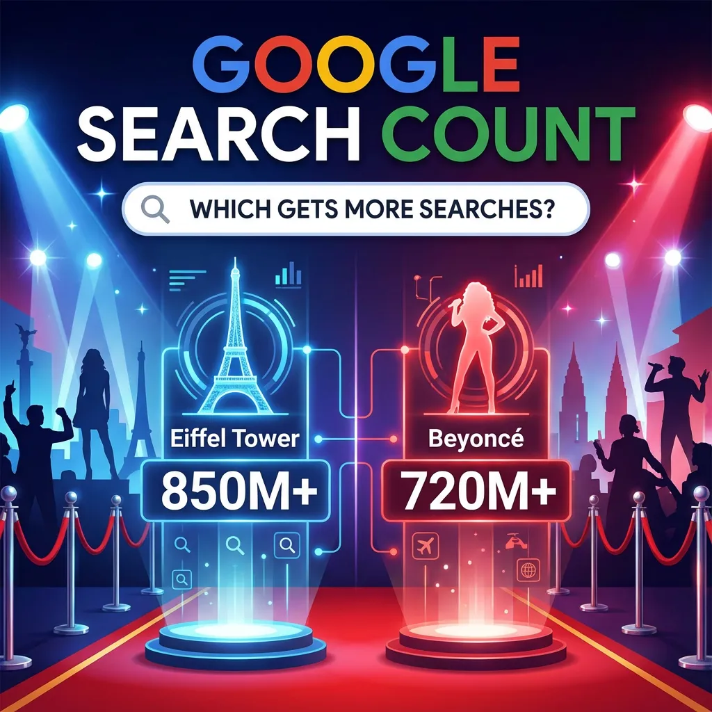 Liczba wyszukiwań w Google