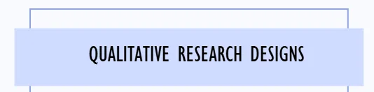 Qualitative research designs