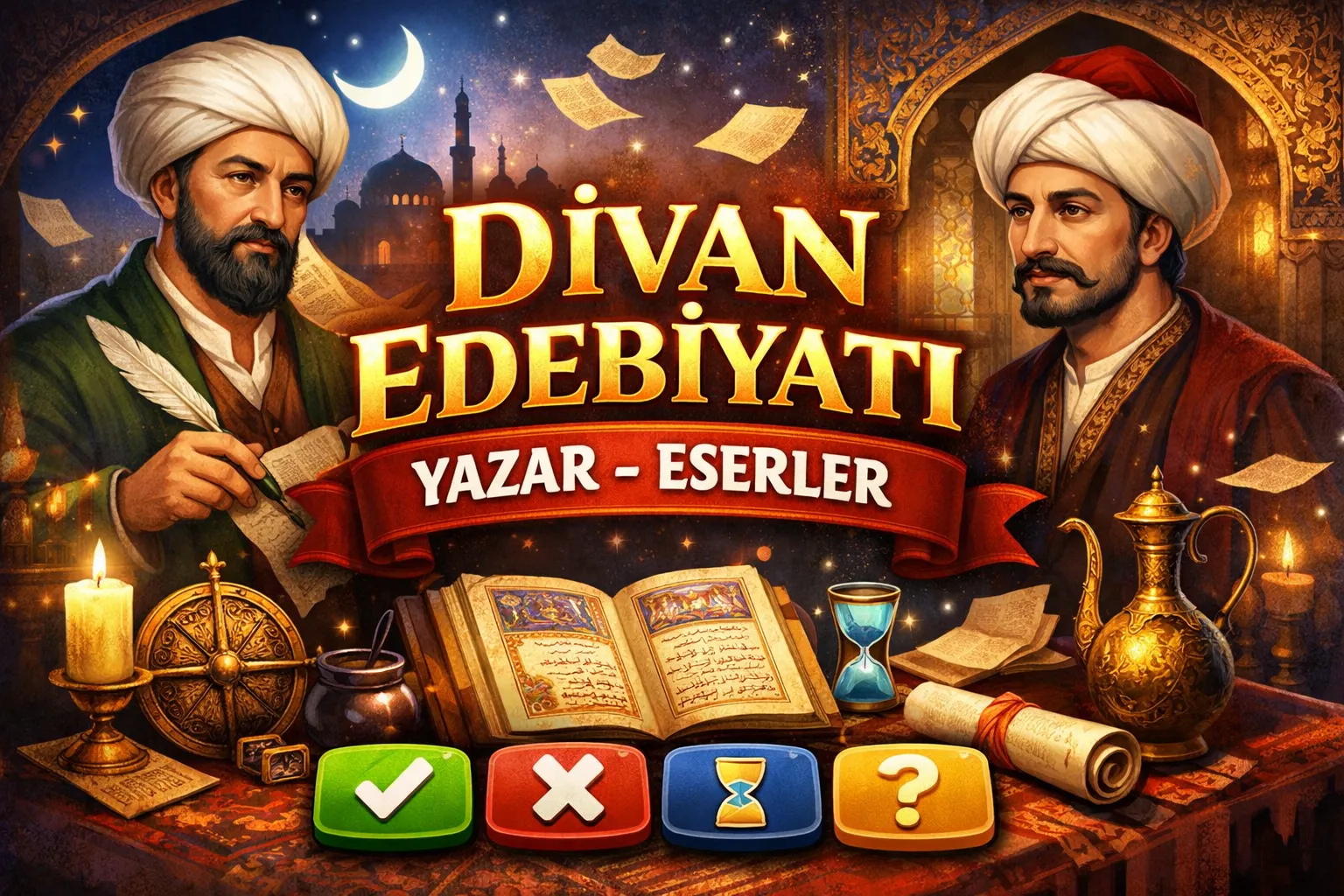 DİVAN EDEBİYATI YAZAR-ESER SORULARI