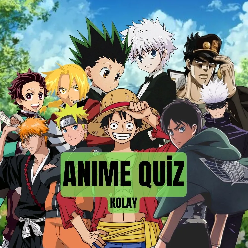 Popüler Anime (Kolay)